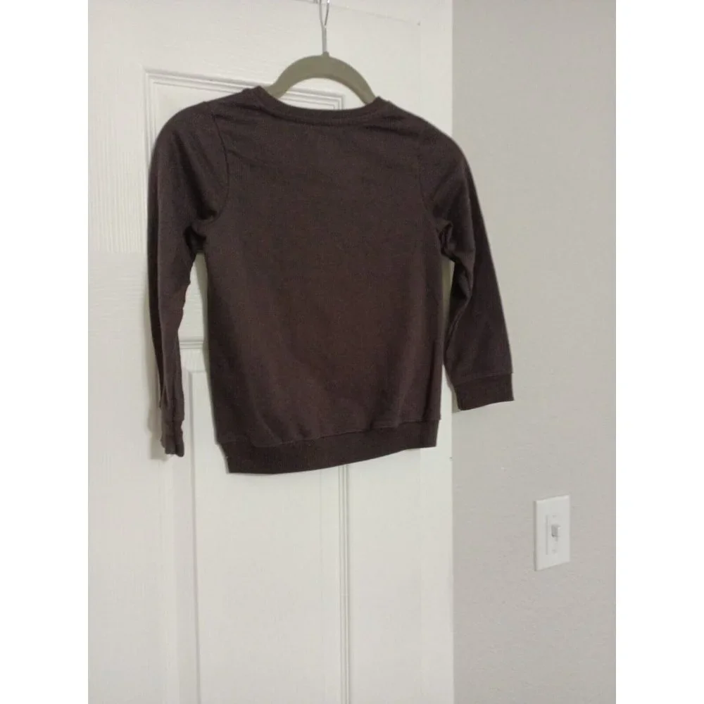 Boys Star Wars Crew Neck Soft Black Yoda Pullover Sweater Size 7 - Picture 5 of 5